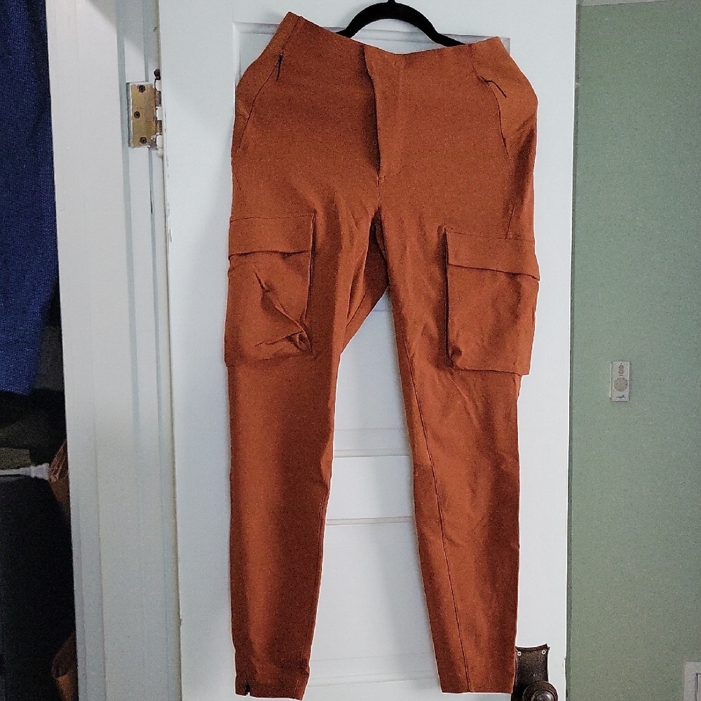 Lululemon Lab Reykur Rust Sable Cargo Pants - 4 - Picture 3 of 13